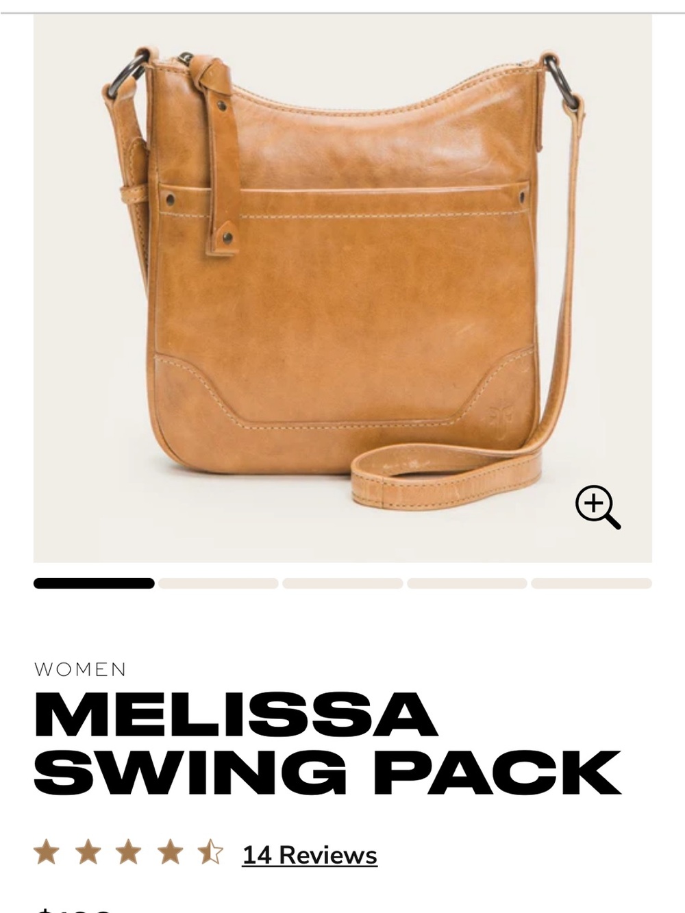 Melissa Crossbody Swing Pack - Tan Brown